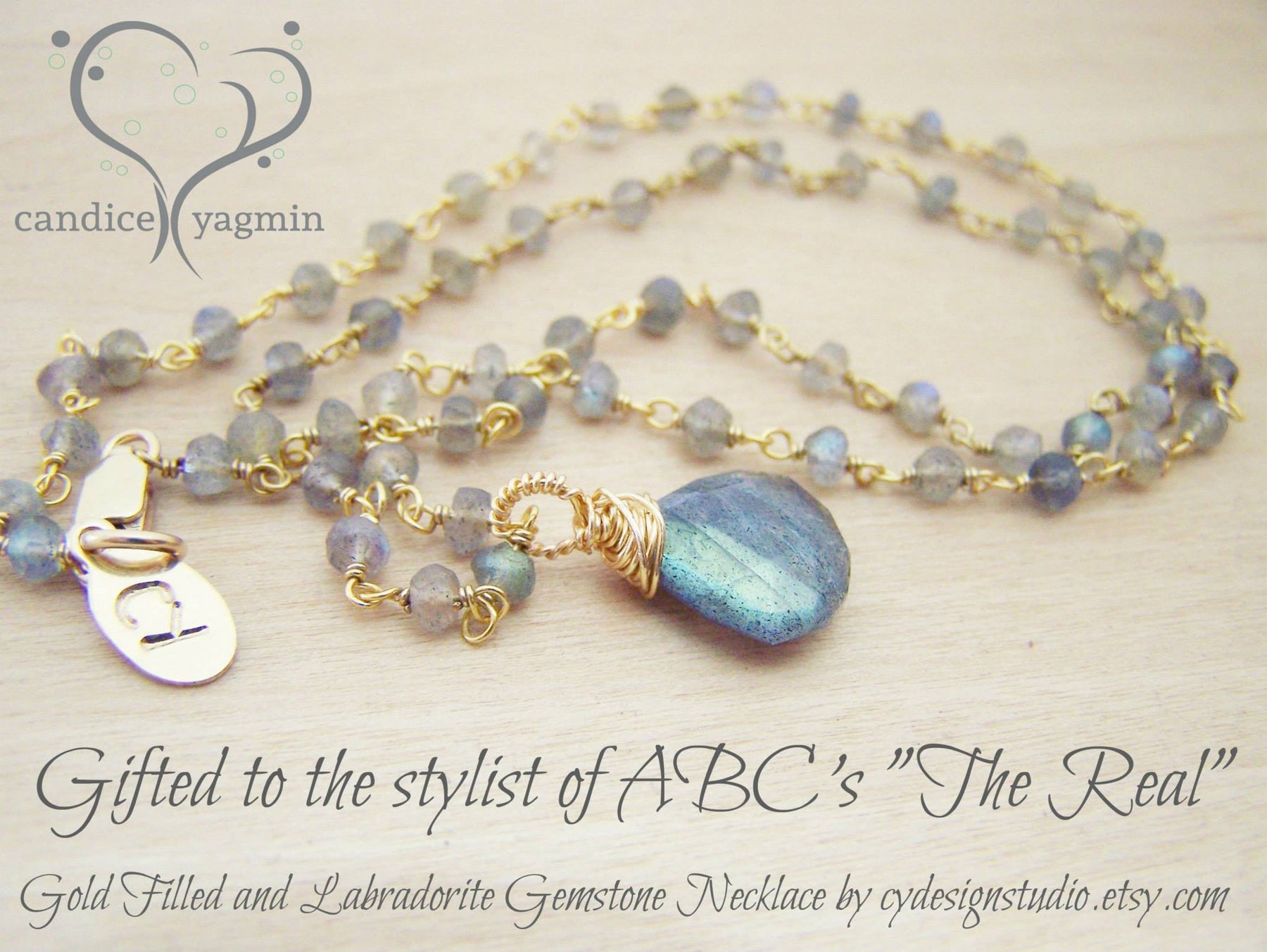 Gifted to The Real – Labradorite Gemstone Necklace
