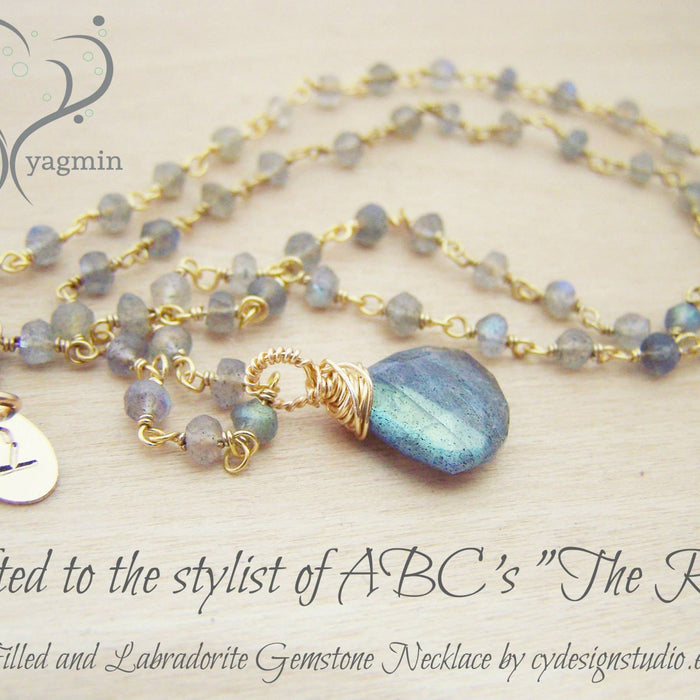 Gifted to The Real – Labradorite Gemstone Necklace