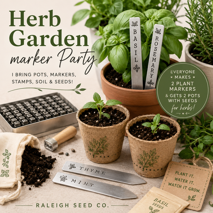 Herb Garden Marker Party 🌿