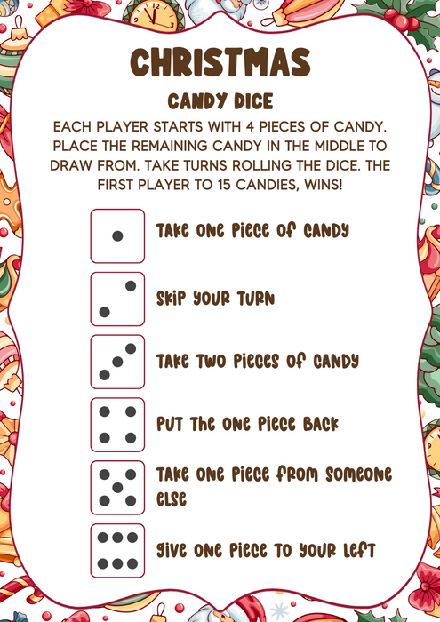 Christmas Game Bundle Pack – 10 Fun Holiday Party Games (Instant PDF Download)