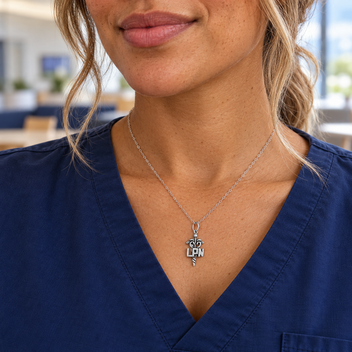 LPN Caduceus Necklace