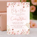 Baby in Bloom wildflower baby shower invitation and thank you card set