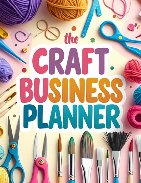 Editable Craft Business Planner – 45-Page Canva Template