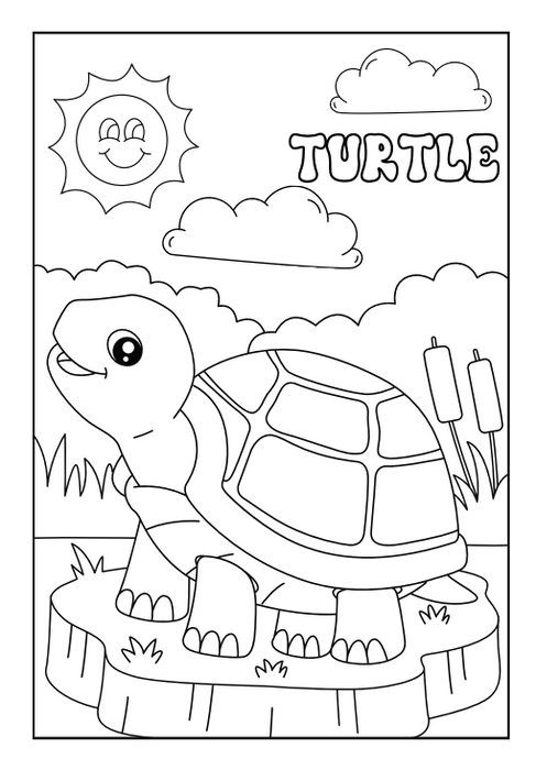 50 Easy Kids Coloring Pages – Printable Activity Pack