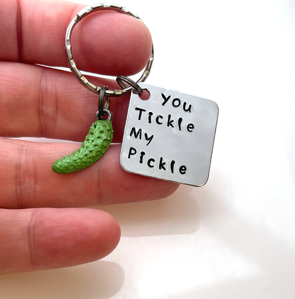 You Tickle My Pickle Keychain