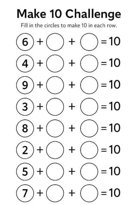 50 Printable Kids Worksheets – Math, Puzzles, Mazes & More