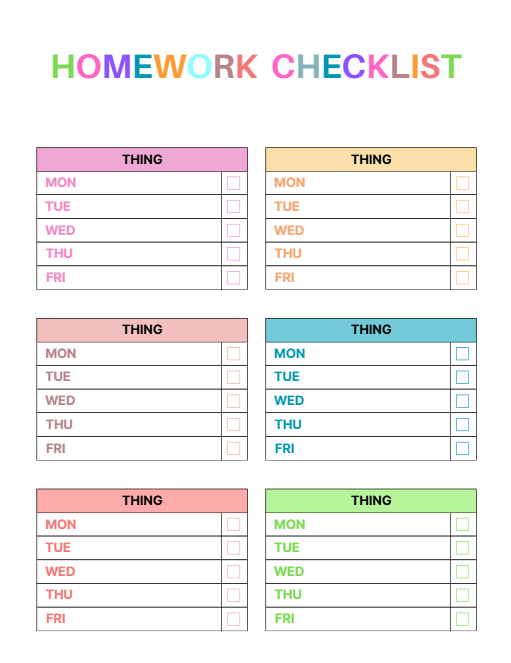 Homeschool Planner for Kids – 30+ Page Canva Template with Daily & Weekly Trackers