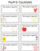Close-up of DIY printable coupon book pages for moms