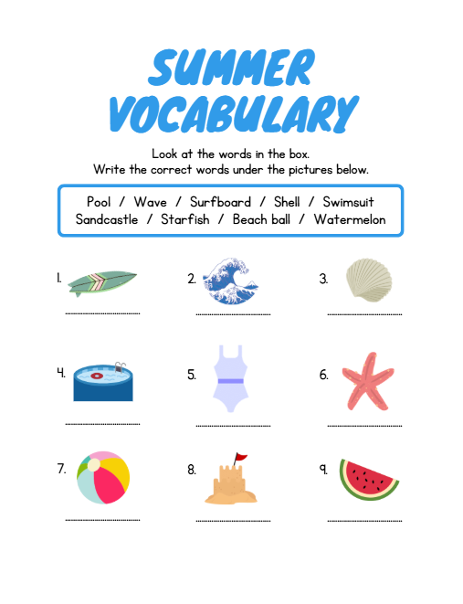 Summer Activity Book for Kids – 50-Page Canva Template with Coloring, Puzzles & Journal Prompts