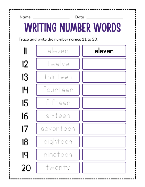 Toddler & Preschool Numbers Workbook – 40+ Page Printable PDF for Ages 3–5