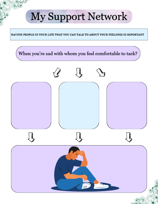 Coping with Divorce Workbook for Kids – 28-Page Canva Template with Journal & Support Tools