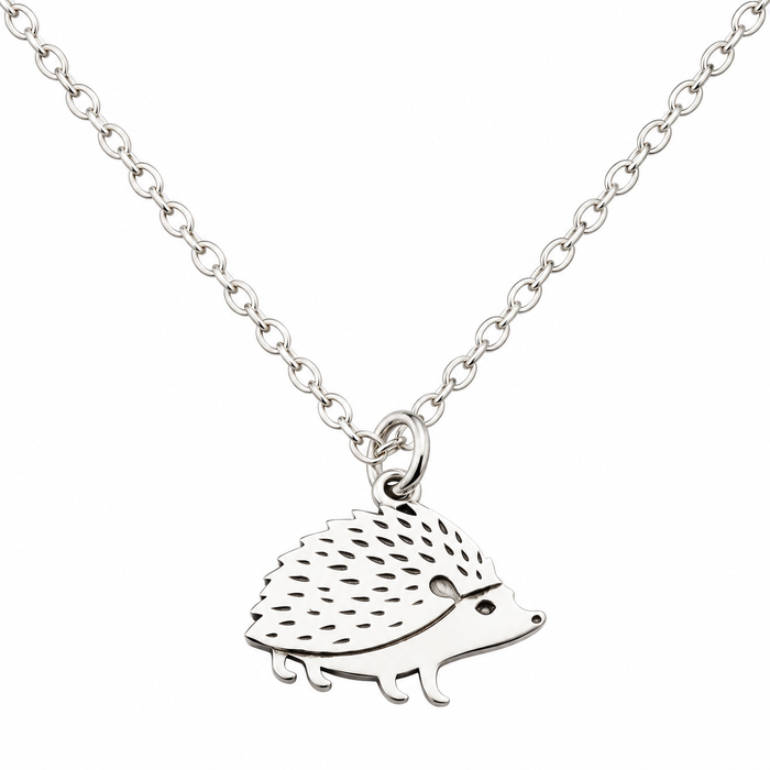 Sterling Silver Hedgehog Necklace