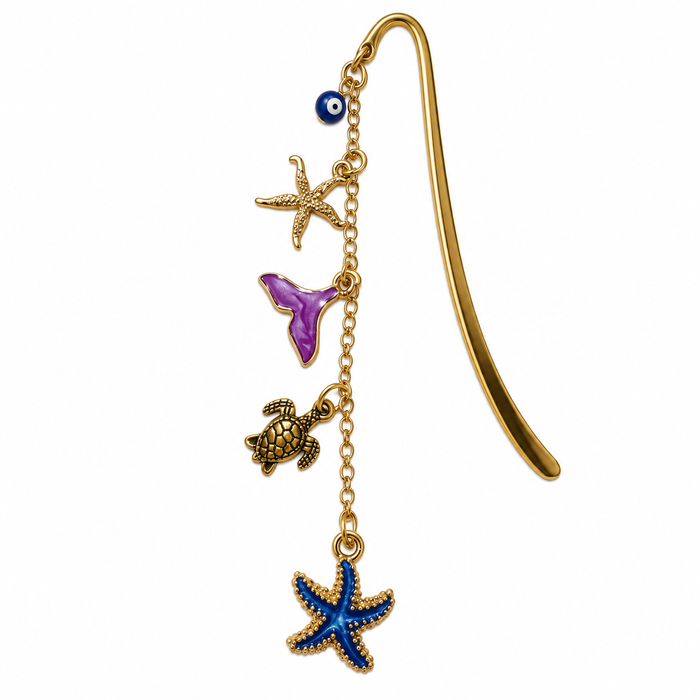 Ocean Charm Bookmark