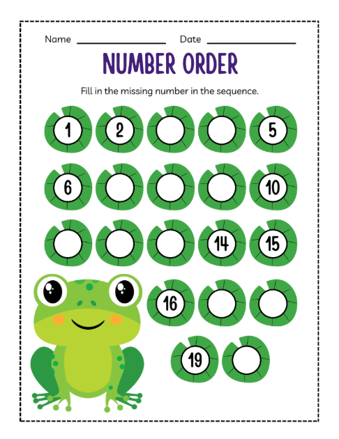 Toddler & Preschool Numbers Workbook – 40+ Page Printable PDF for Ages 3–5