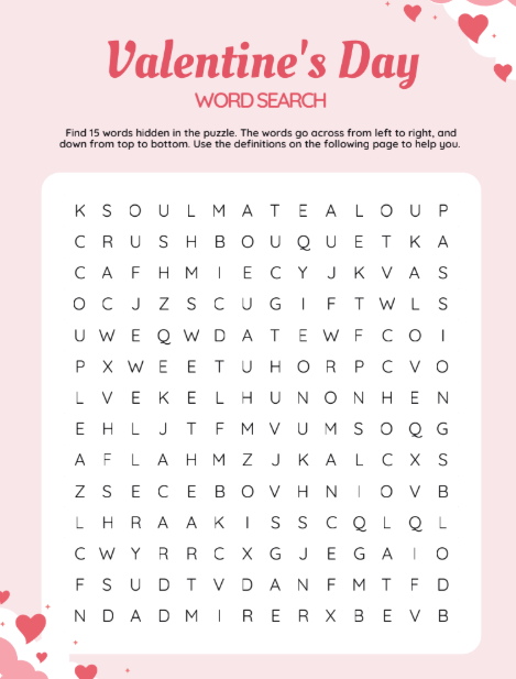 Valentine’s Day Activity Book for Kids (30+ Pages) – Printable PDF Download