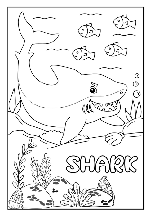 50 Easy Kids Coloring Pages – Printable Activity Pack