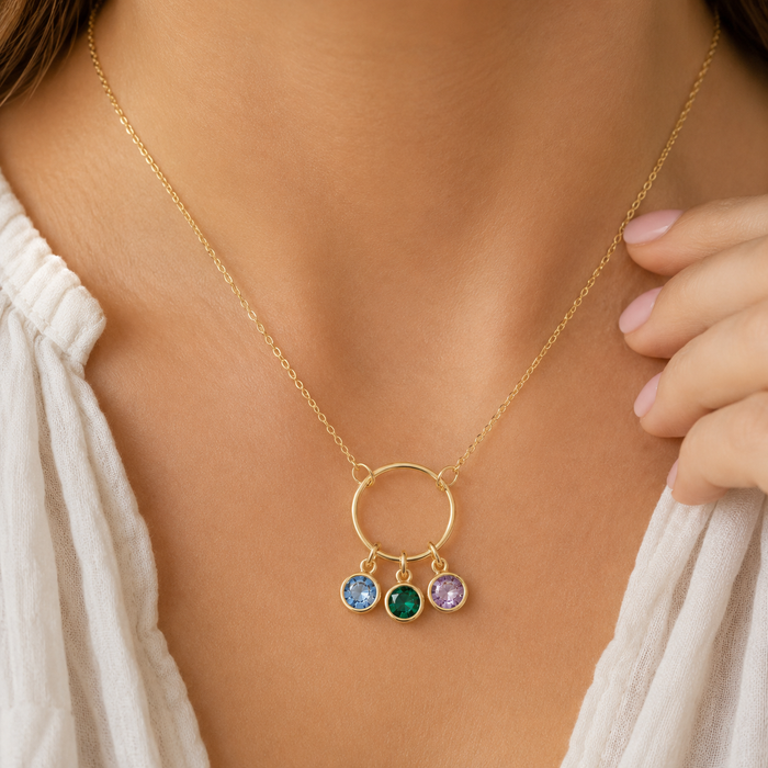Swarovski Family Circle Necklace