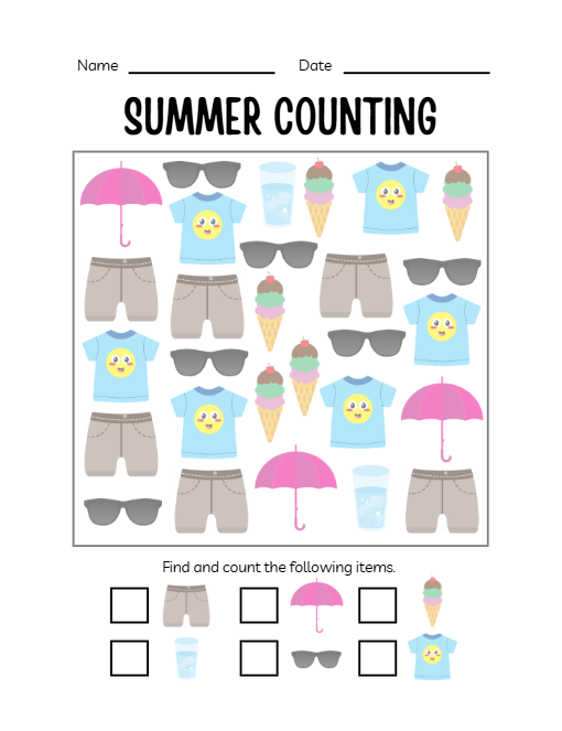 Summer Activity Book for Kids – 50-Page Canva Template with Coloring, Puzzles & Journal Prompts