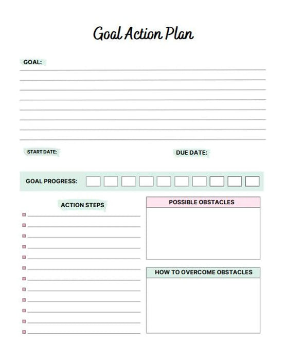 Printable planner for Shopify sellers to track growth and manage tasks