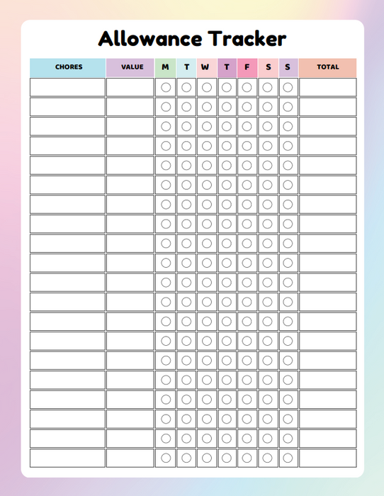 Little Helper Planner – Kids Chore Chart & Routine Organizer | Canva Template (Instant Download)