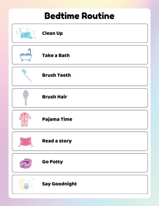Little Helper Planner – Kids Chore Chart & Routine Organizer | Canva Template (Instant Download)