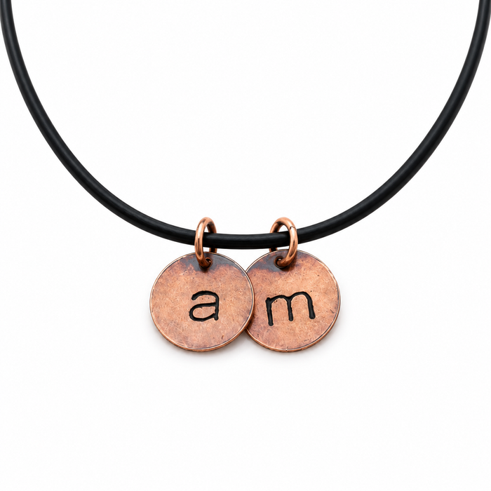 Personalized Copper Initial Necklace