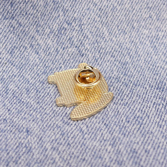 Retro Camper Van Enamel Pin – Surf & Camping Adventure Pin