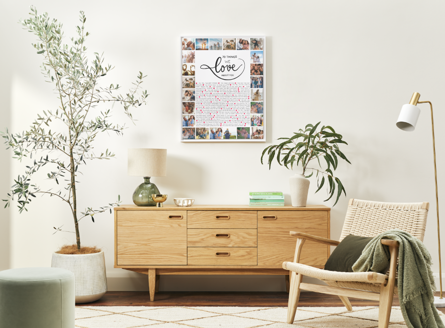 60 Things We Love About You – 60th Birthday Custom Wall Art Template