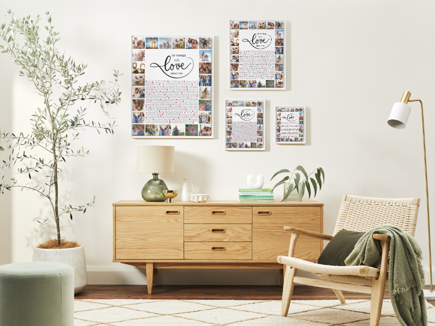 60 Things We Love About You – 60th Birthday Custom Wall Art Template