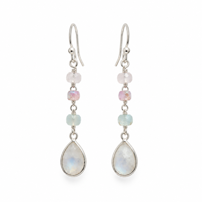 Majestic Moonlight Earrings – Sterling Silver