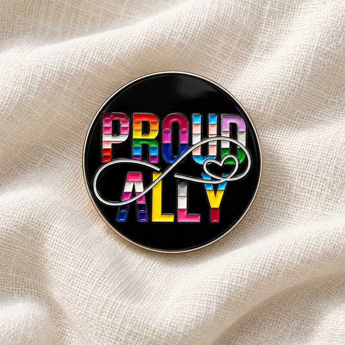 Proud Ally Lapel Pin – LGBTQ+ Pride