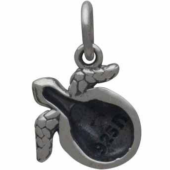 Sterling Silver Sea Turtle Hatchling Necklace
