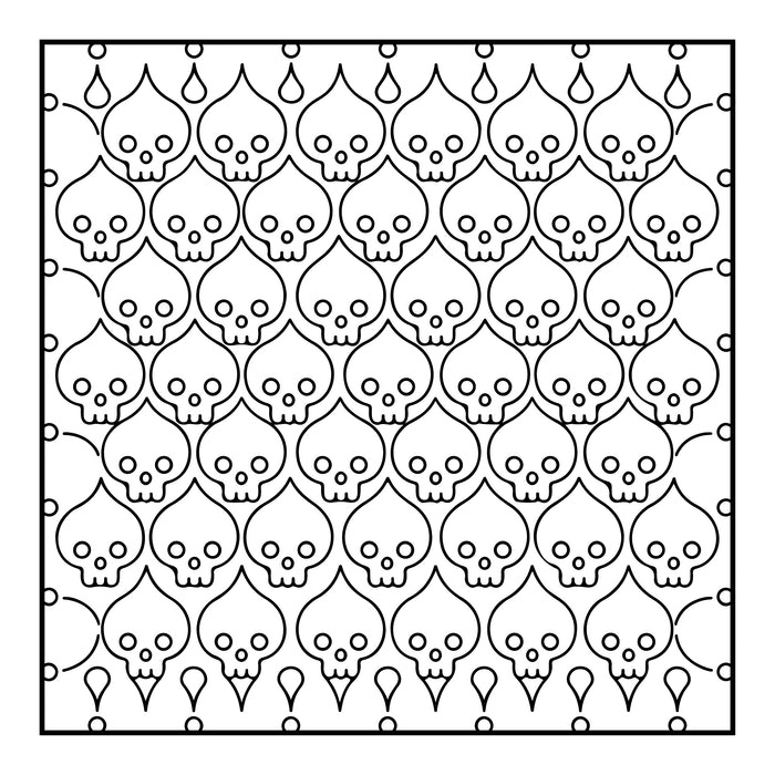 Comfy Halloween Pattern Coloring Book – Bold & Easy Designs (110 Pages, Instant Download PDF)
