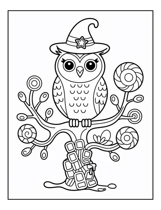 Adorable Creepy: A Halloween Bold & Easy Coloring Book – Instant Download PDF