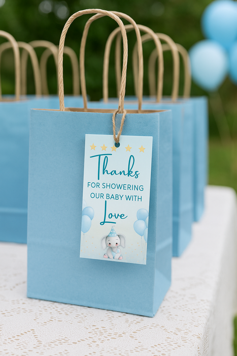 Little Elephant Dreams Baby Shower Printable Bundle