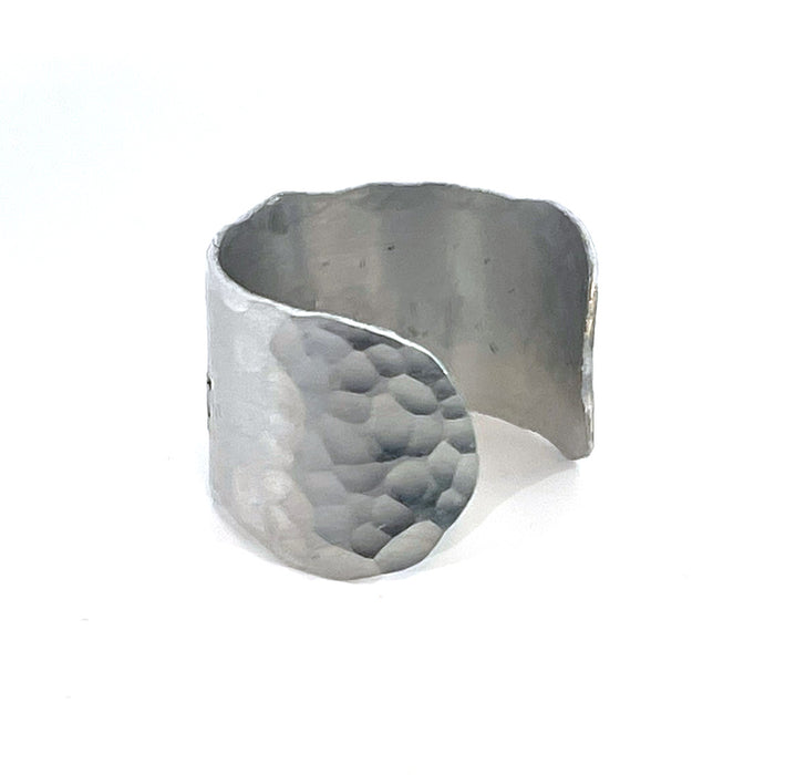 Fuck Off Ring – Hand Stamped Aluminum Statement Ring