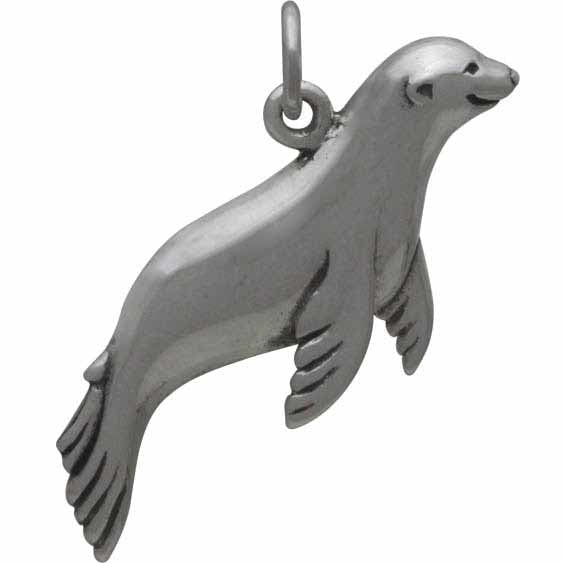 Sterling Silver Sea Lion Necklace
