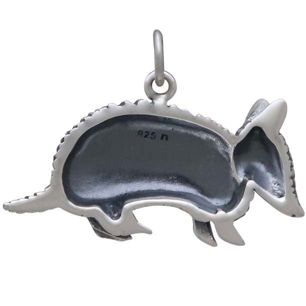 Sterling Silver Armadillo Charm 18x26mm