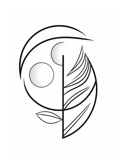 Line & Leaf – 100 Boho Minimalist Coloring Pages (Instant Download PDF)