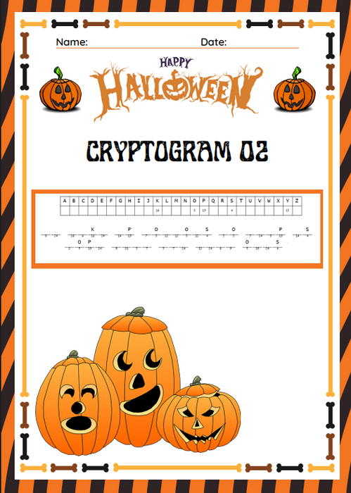 Halloween Puzzle Pack – 25 Printable Halloween Puzzles for Kids (PDF, Instant Download)