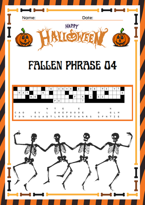 Halloween Puzzle Pack – 25 Printable Halloween Puzzles for Kids (PDF, Instant Download)