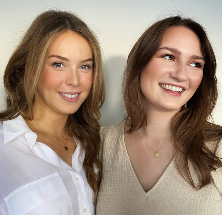 Hand Stamped "SIS" Necklace | Personalized Sister Gift | Dainty Gold Necklace | Friendship Jewelry | Handmade Jewelry Gift