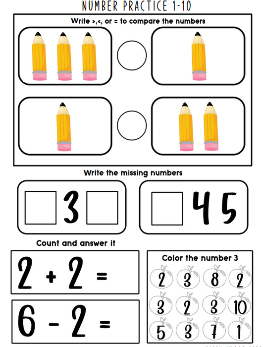 Alphabet + Math Mega Workbook | 156 Pages for Kindergarten Prep (Ages 4–5)