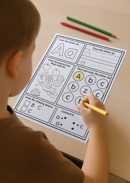 Alphabet + Math Mega Workbook | 156 Pages for Kindergarten Prep (Ages 4–5)