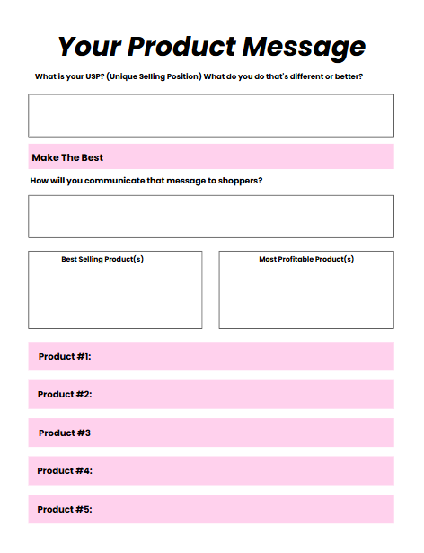Editable Craft Business Planner – 45-Page Canva Template