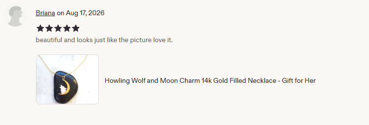 Howling Wolf and Moon Charm Necklace