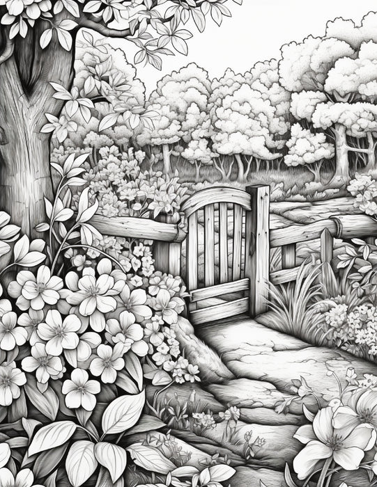 Secret Garden Coloring Collection – Volume One