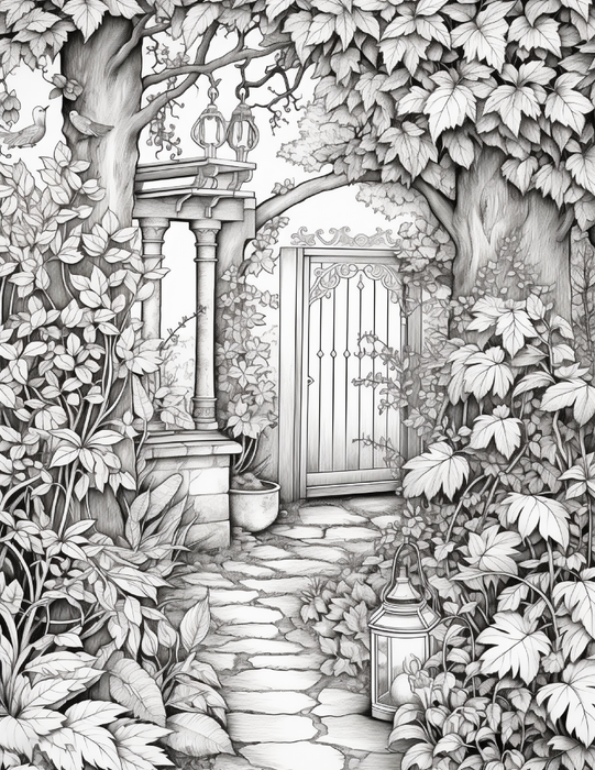 Secret Garden Coloring Collection – Volume Five