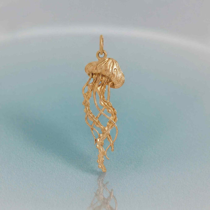 Gold Jellyfish Necklace
