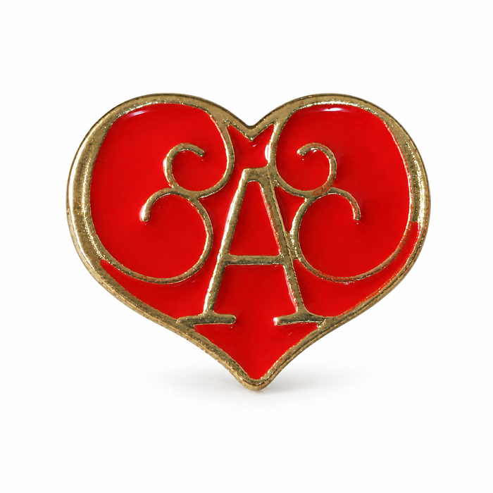 Alice Heart Enamel Pin